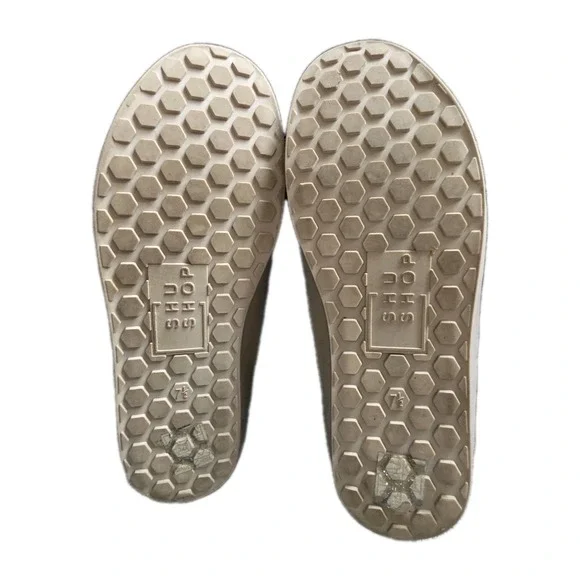 Shu Shop Paula Silver Distressed Shoes Sneakers Shiny Star US 7.5 - Picture 10 of 13